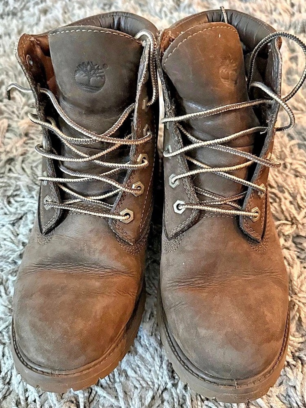 Timberland Brown Lace-Up Boots US 9